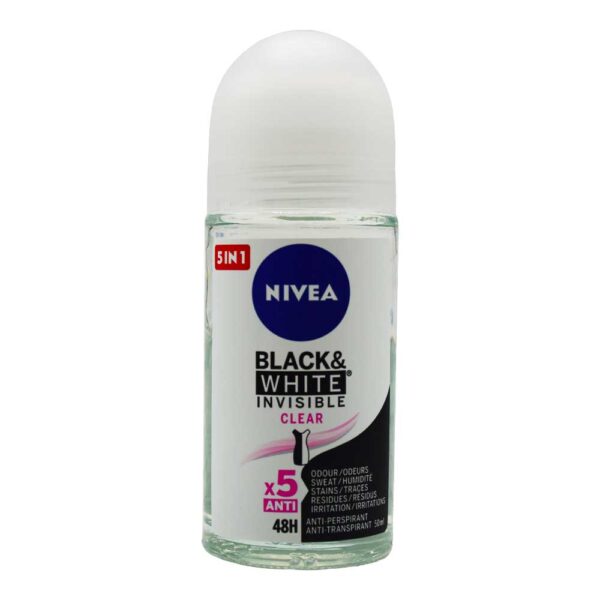 Nivea Black and White Clear Roll On